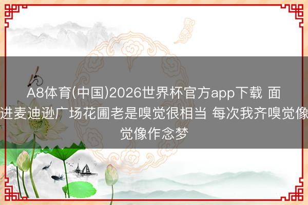 A8体育(中国)2026世界杯官方app下载 面包:走进麦迪逊广场花圃老是嗅觉很相当 每次我齐嗅觉像作念梦