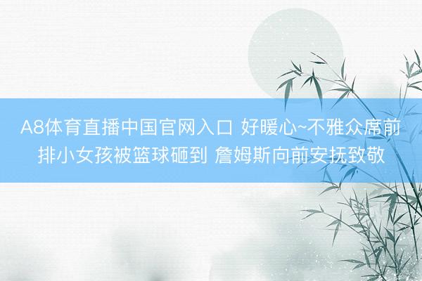 A8体育直播中国官网入口 好暖心~不雅众席前排小女孩被篮球砸到 詹姆斯向前安抚致敬