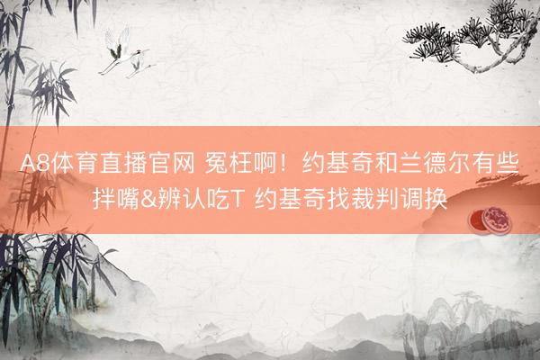 A8体育直播官网 冤枉啊！约基奇和兰德尔有些拌嘴&辨认吃T 约基奇找裁判调换