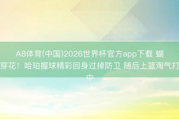 A8体育(中国)2026世界杯官方app下载 蝴蝶穿花！哈珀握球精彩回身过掉防卫 随后上篮淘气打中