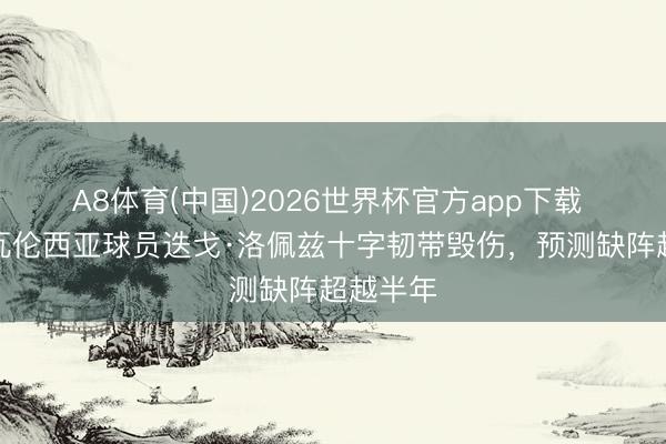 A8体育(中国)2026世界杯官方app下载 官方：瓦伦西亚球员迭戈·洛佩兹十字韧带毁伤，预测缺阵超越半年