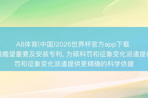 A8体育(中国)2026世界杯官方app下载 雨根科技央求碳通量瞻望重要及安装专利， 为碳科罚和征象变化派遣提供更精确的科学依据