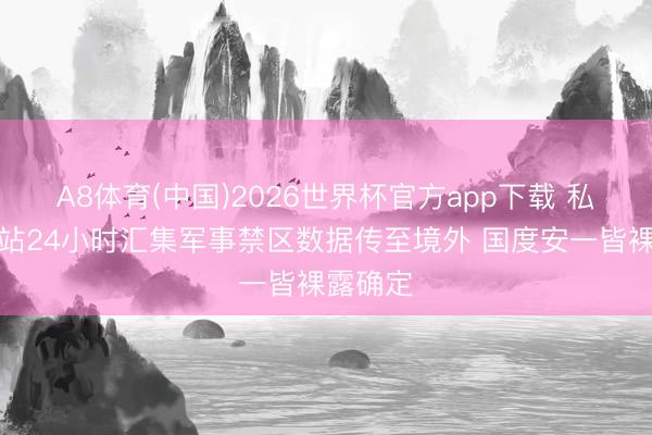 A8体育(中国)2026世界杯官方app下载 私设口头站24小时汇集军事禁区数据传至境外 国度安一皆裸露确定
