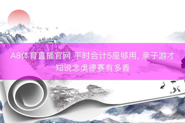 A8体育直播官网 平时合计5座够用， 亲子游才知说念奥德赛有多香